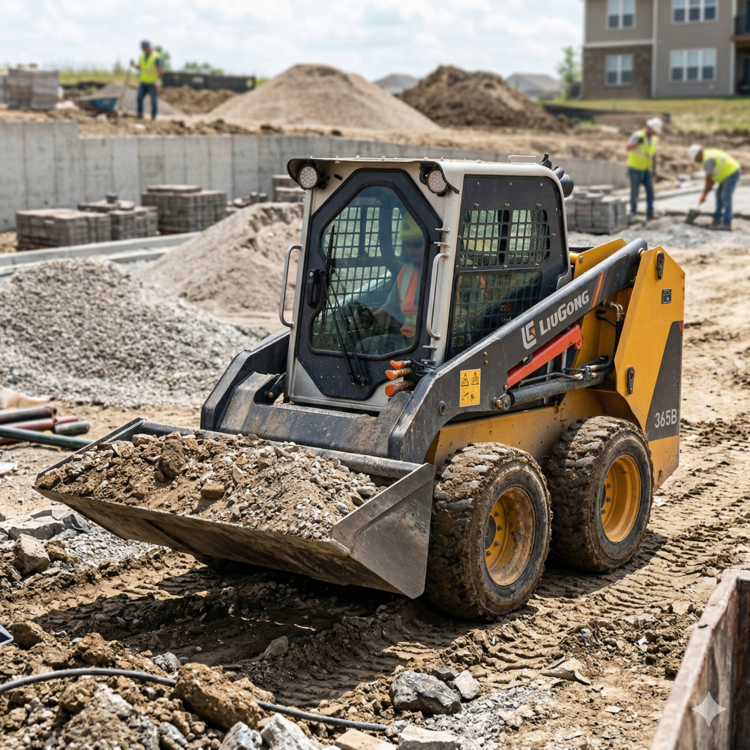 Mini Pá Carregadeira